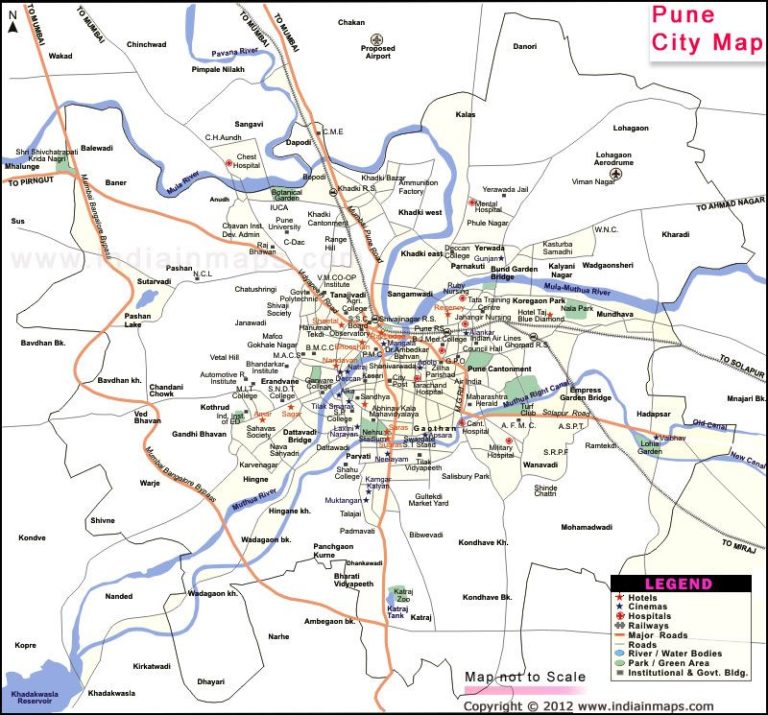 Some Most Amazing Facts About Pune DirtBalster Home Deep Cleaning   Pune Map 1 768x715 